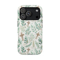 Sage Cross protective phone case for iPhone 18 Pro, glossy finish