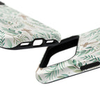 Sage Cross protective phone case, close-up at an angle
