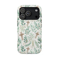 Sage Cross MagSafe case for iPhone 18 Pro, glossy finish