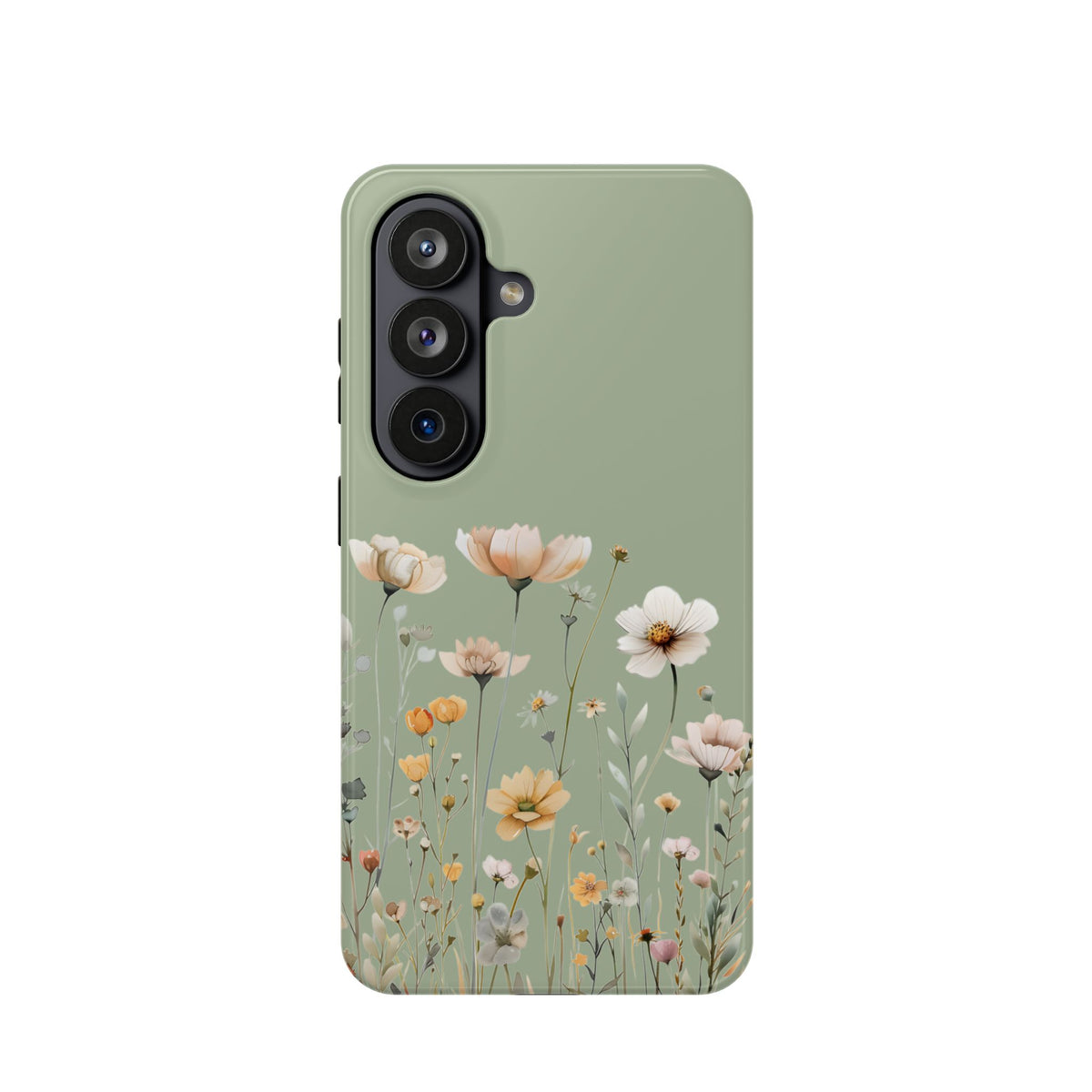 Sage Daisy MagSafe case for Samsung Galaxy S26, glossy finish