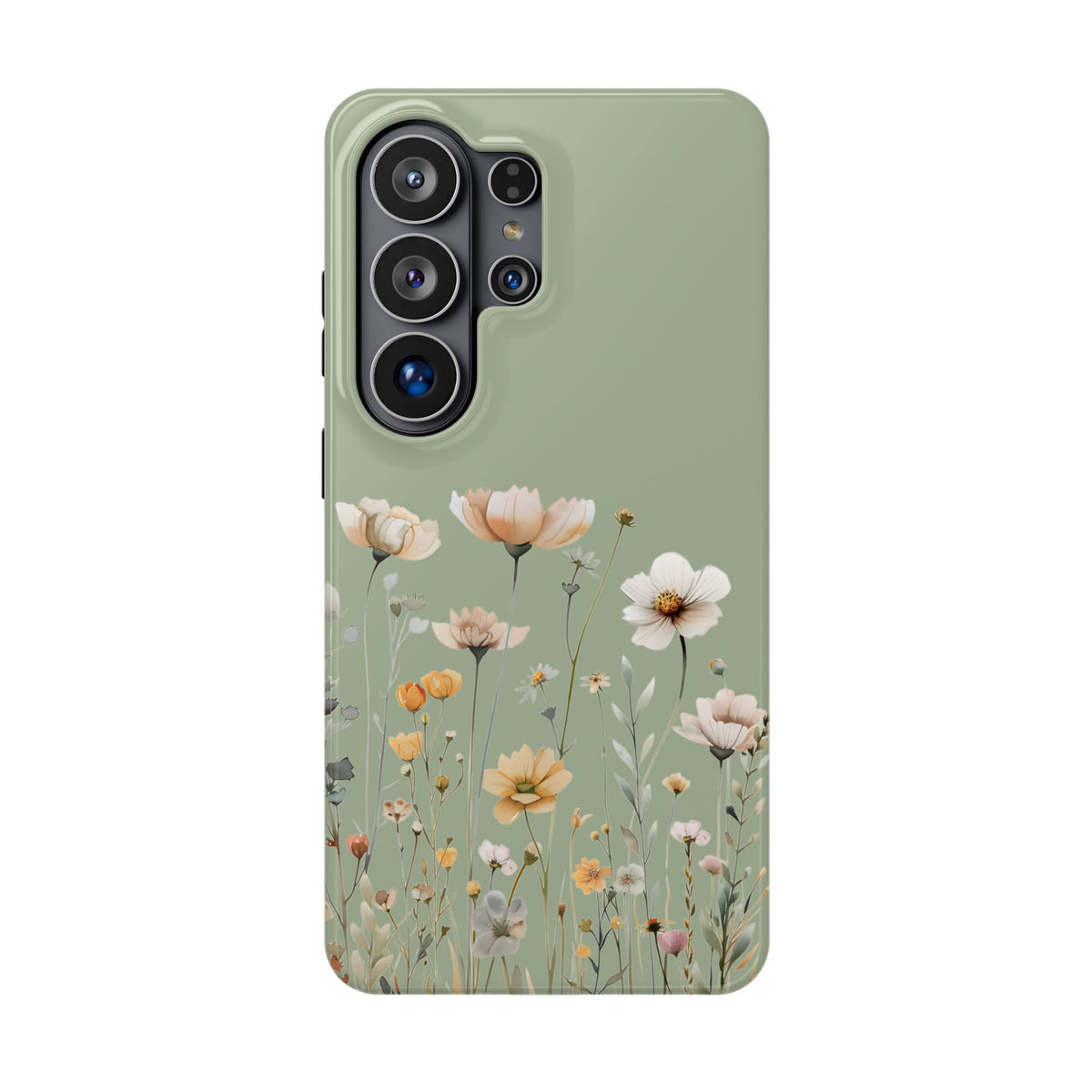 Sage Daisy MagSafe case for Samsung Galaxy S26 Ultra, glossy finish