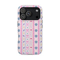 Seashell Ribbon protective phone case for iPhone 18 Pro, glossy finish