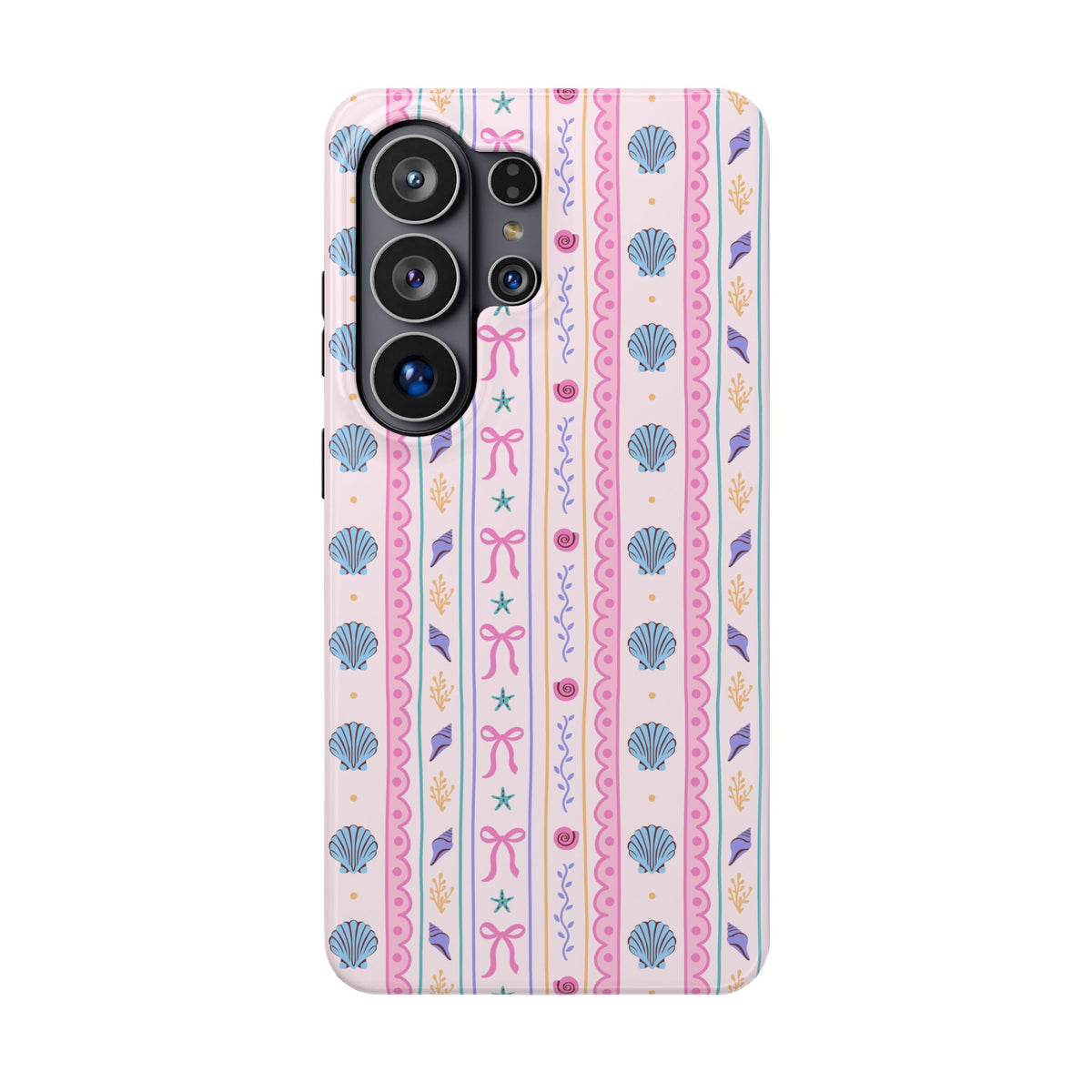 Seashell Ribbon protective phone case for Samsung Galaxy S26 Ultra, glossy finish