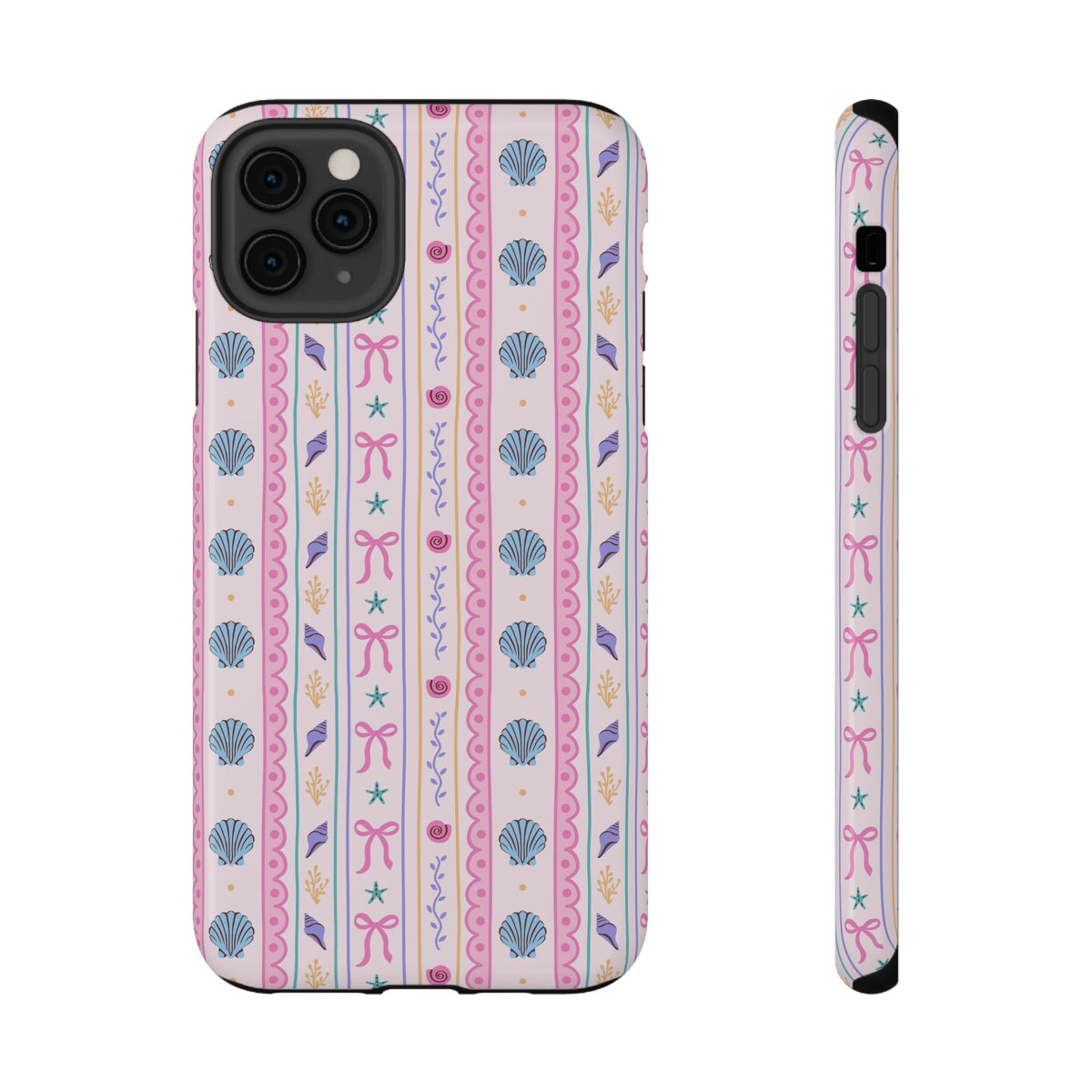 Seashell Ribbon protective phone case for iPhone 11 Pro Max, glossy finish