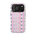 Seashell Ribbon MagSafe case for iPhone 18 Pro, glossy finish