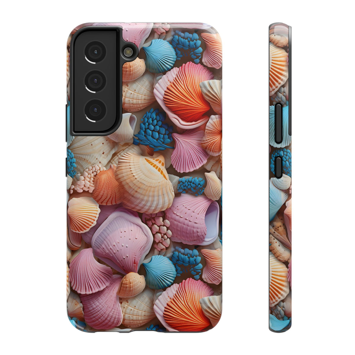 Seashell Treasure protective phone case for Samsung Galaxy S22, glossy finish