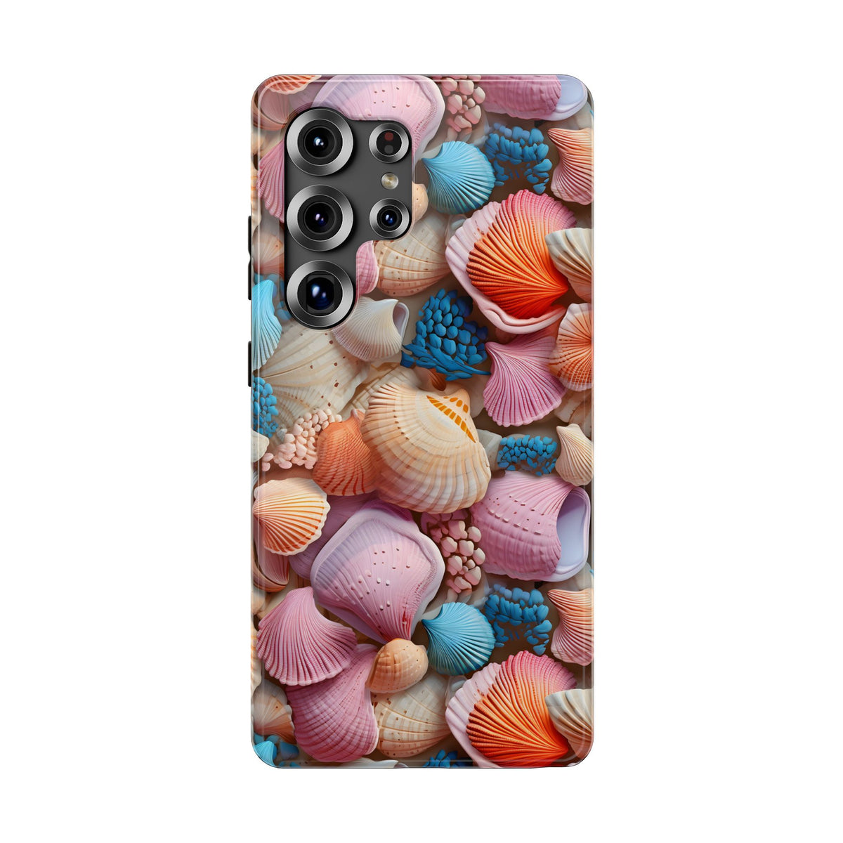 Seashell Treasure protective phone case for Samsung Galaxy S25 Ultra, glossy finish