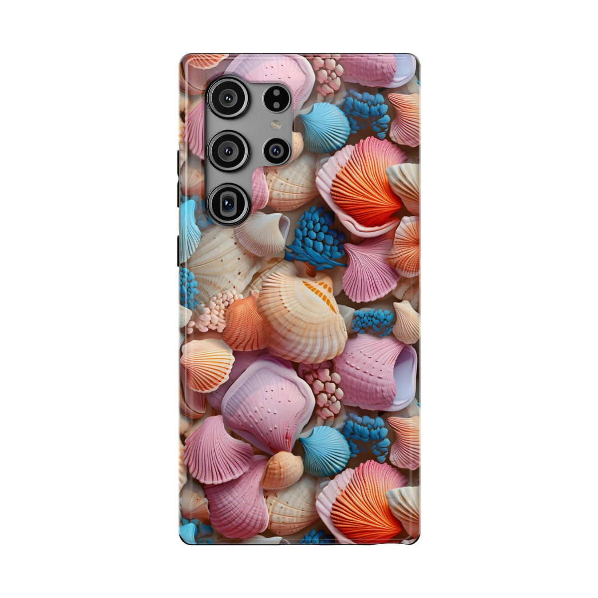 Seashell Treasure protective phone case for Samsung Galaxy S23 Ultra, glossy finish