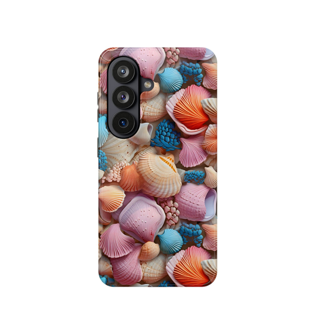 Seashell Treasure protective phone case for Samsung Galaxy S26, glossy finish