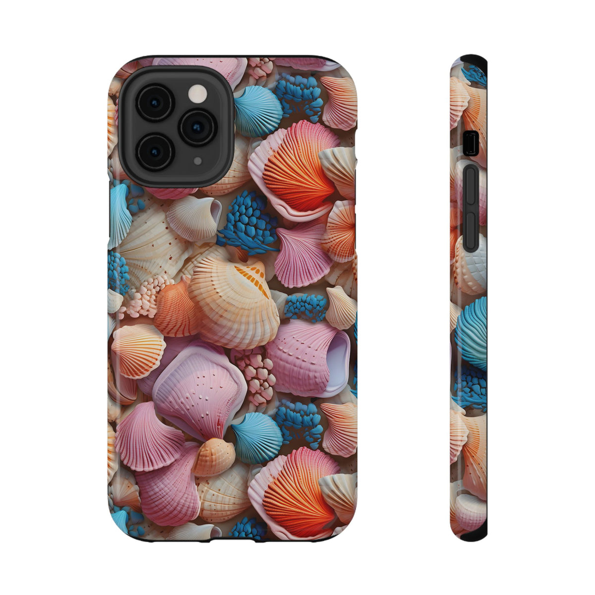 Seashell Treasure protective phone case for iPhone 11 Pro, glossy finish