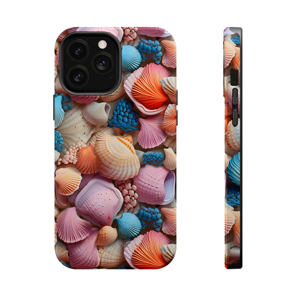 Seashell Treasure MagSafe case for iPhone 13 Pro Max, glossy finish