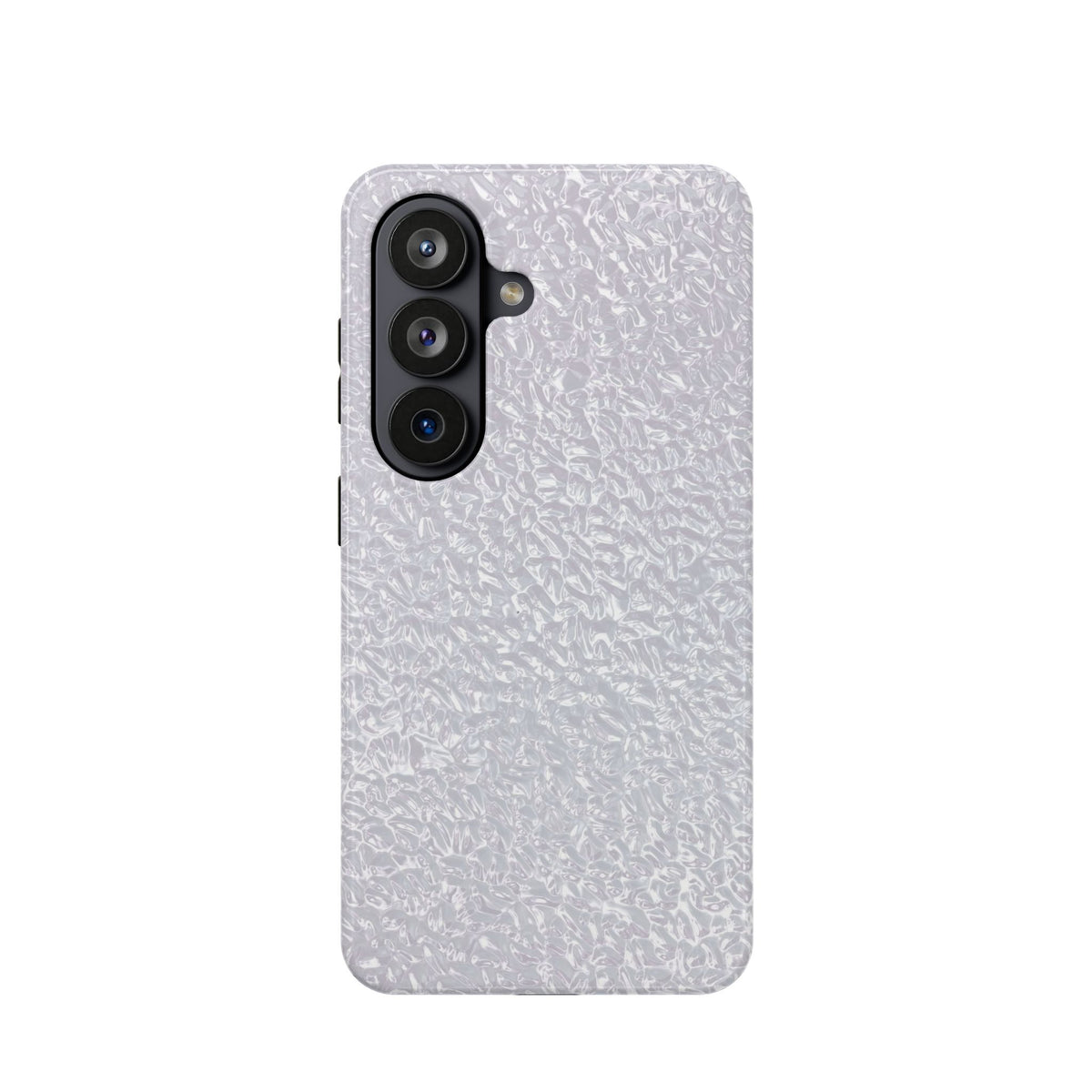 Silver Foil MagSafe case for Samsung Galaxy S26, glossy finish