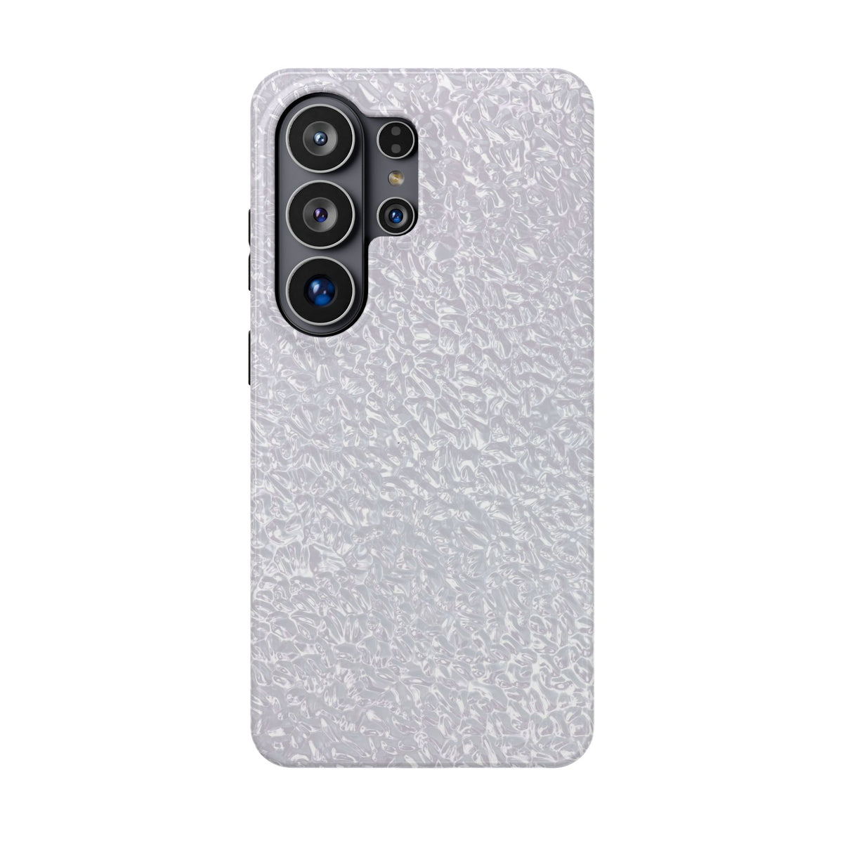 Silver Foil MagSafe case for Samsung Galaxy S26 Ultra, glossy finish