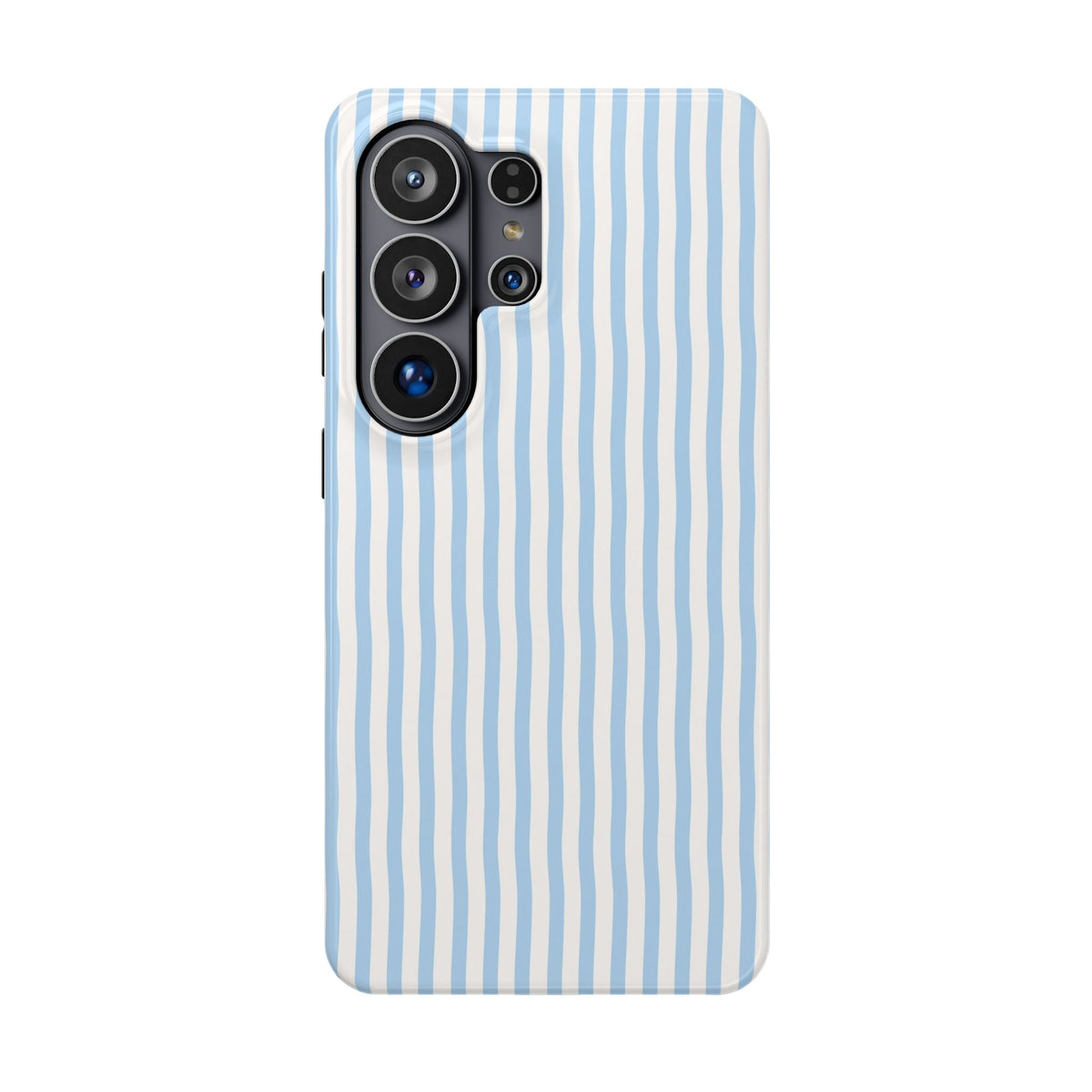 Sky Blue Stripe protective phone case for Samsung Galaxy S26 Ultra, glossy finish