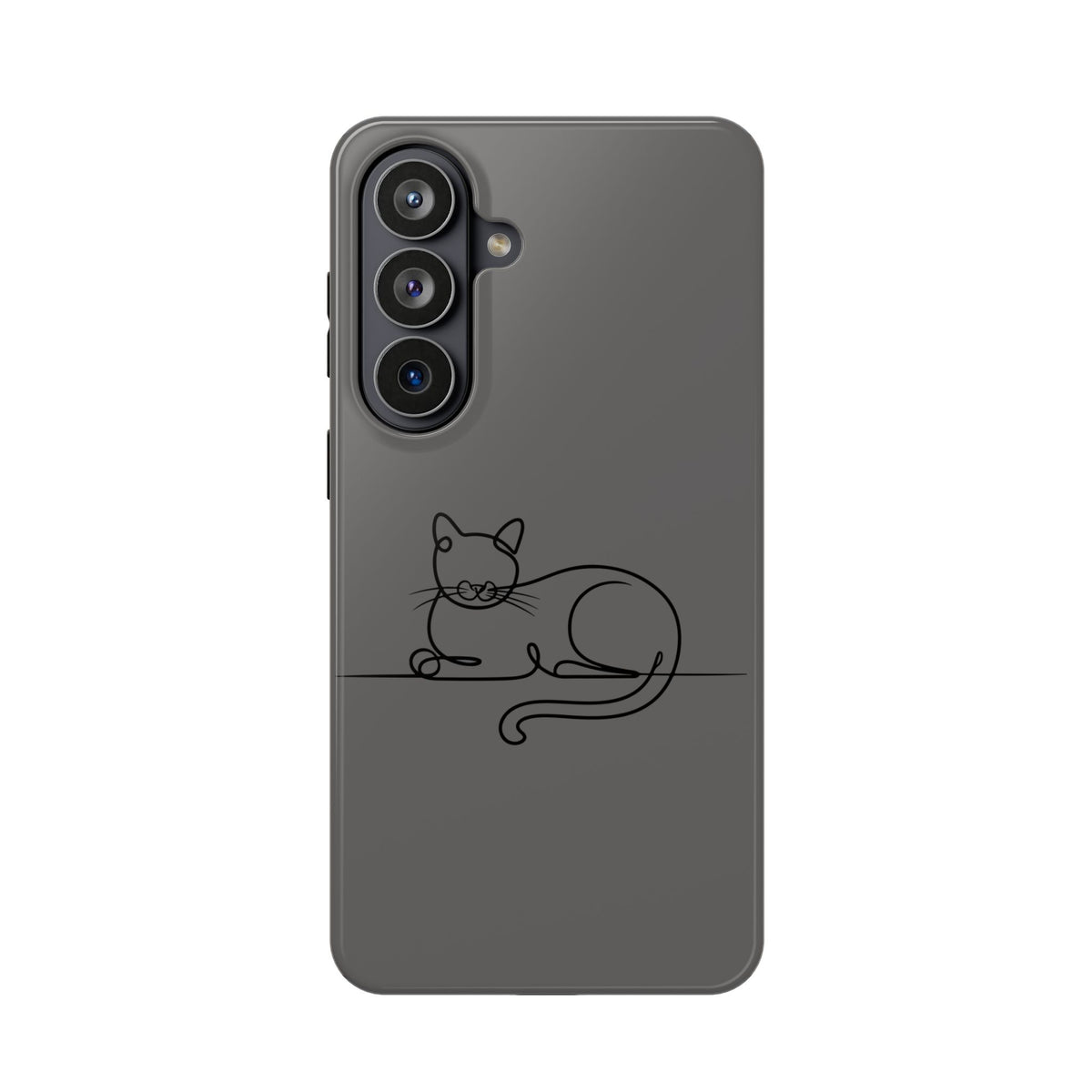 Sleepy Cat MagSafe case for Samsung Galaxy S26 Plus, glossy finish