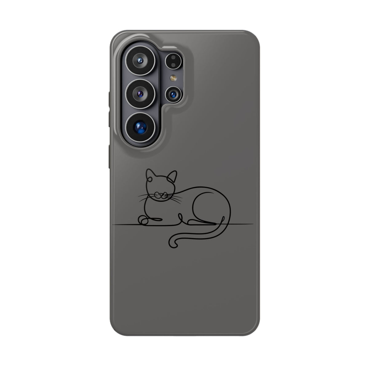 Sleepy Cat MagSafe case for Samsung Galaxy S26 Ultra, glossy finish