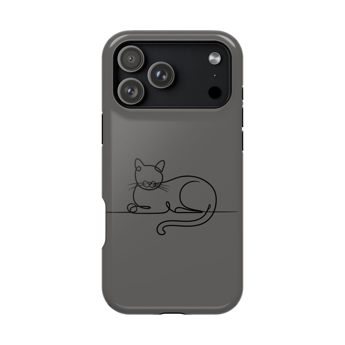 Sleepy Cat MagSafe case for iPhone 18 Pro Max, glossy finish