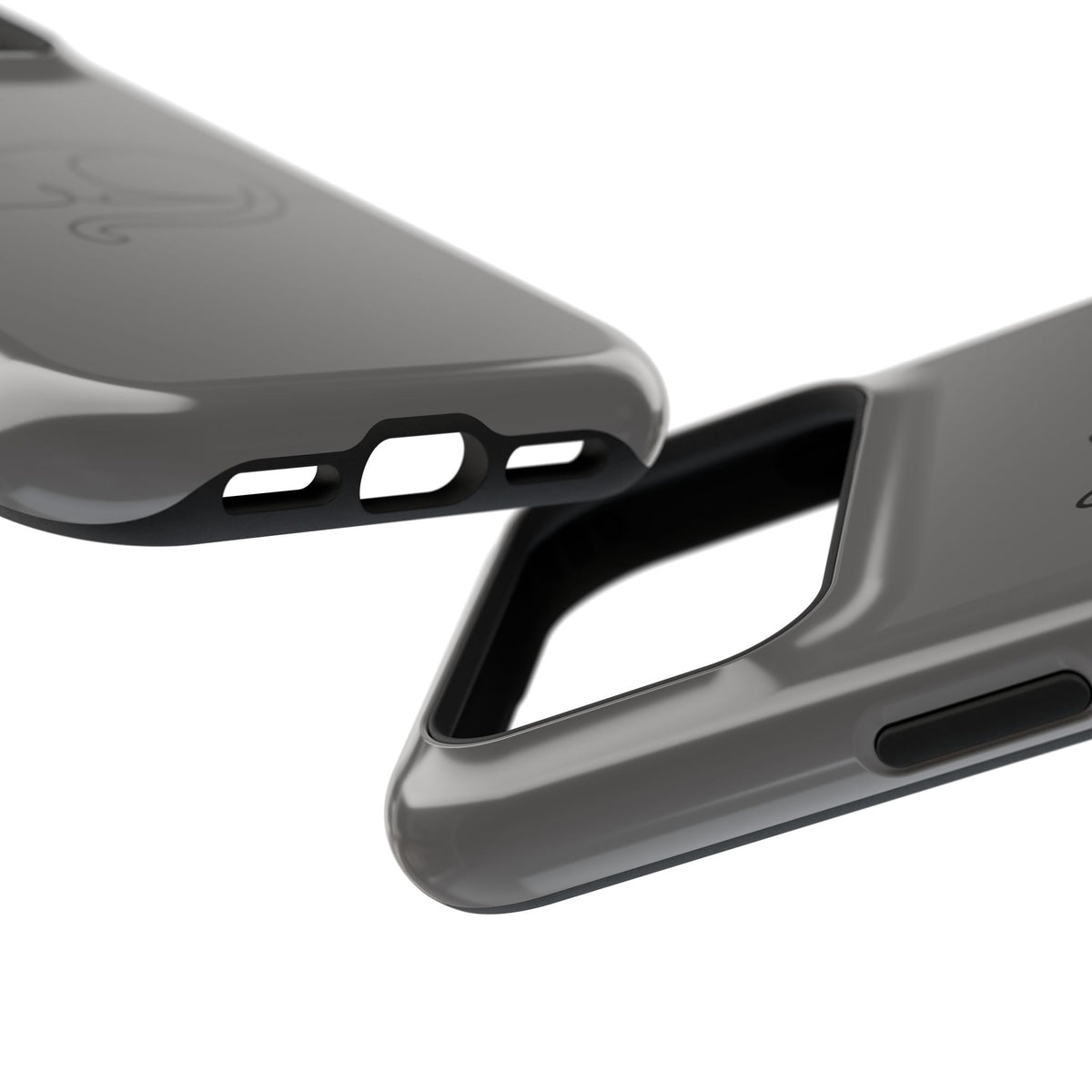 Sleepy Cat MagSafe case, close-up at an angle