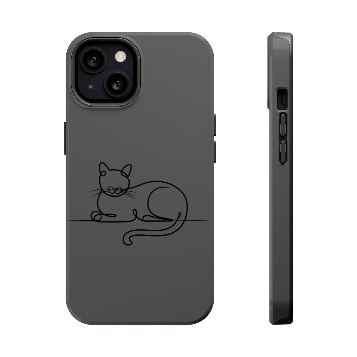 Sleepy Cat MagSafe case for iPhone 13, glossy finish