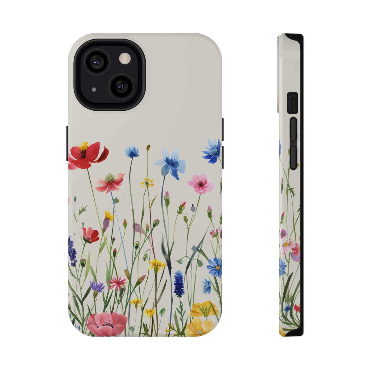 Spring Meadow protective phone case for iPhone 13, glossy finish