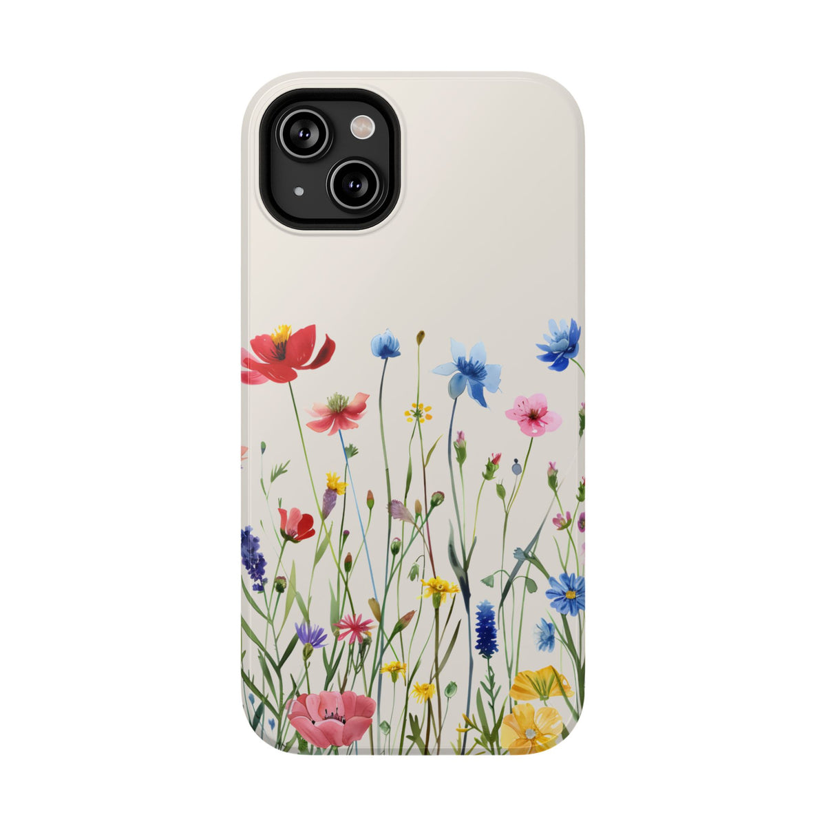 Spring Meadow protective phone case for iPhone 14 Plus, glossy finish
