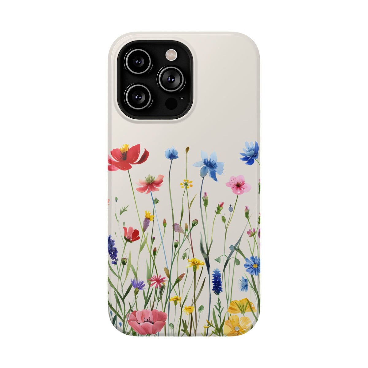Spring Meadow protective phone case for iPhone 14 Pro Max, glossy finish