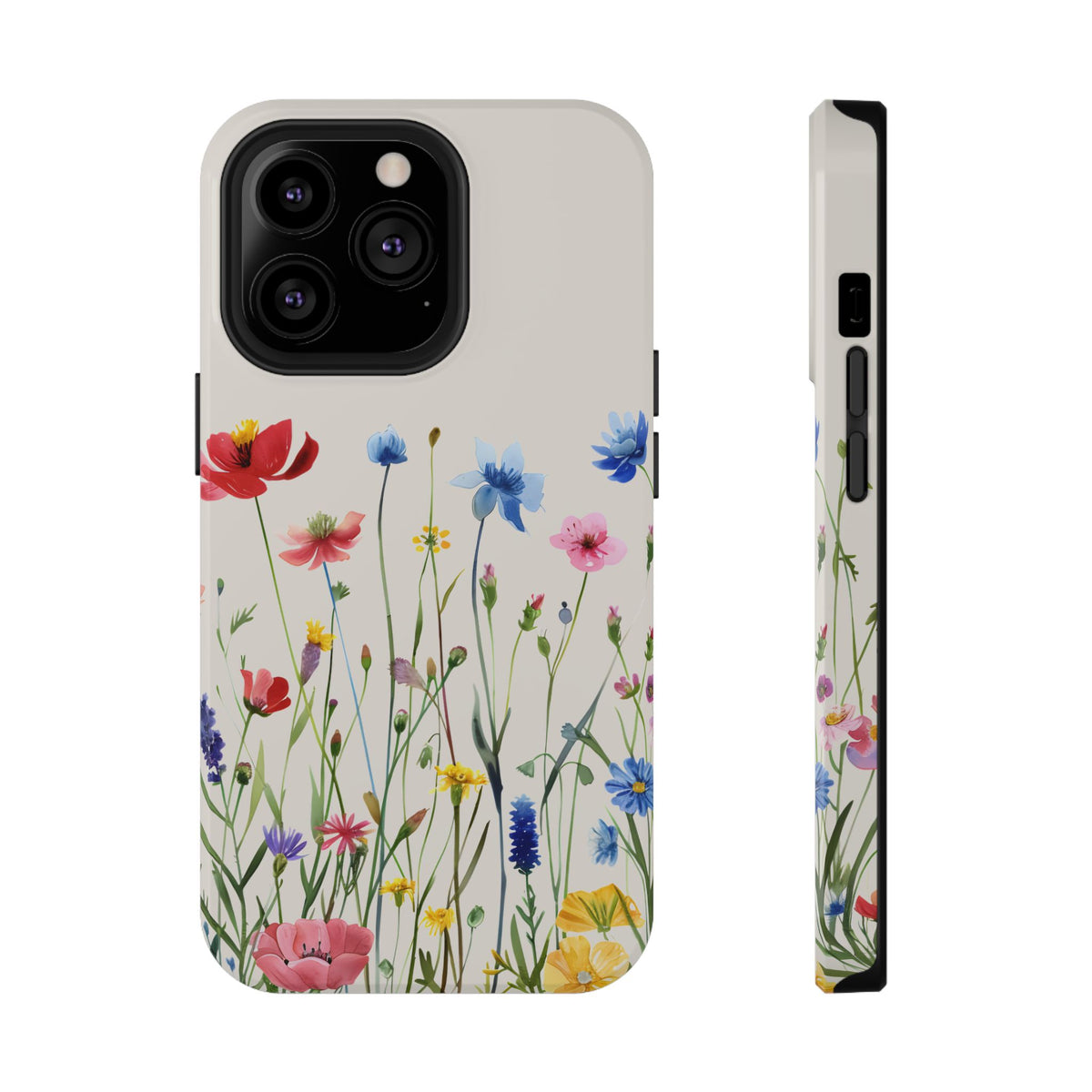 Spring Meadow protective phone case for iPhone 13 Pro, glossy finish
