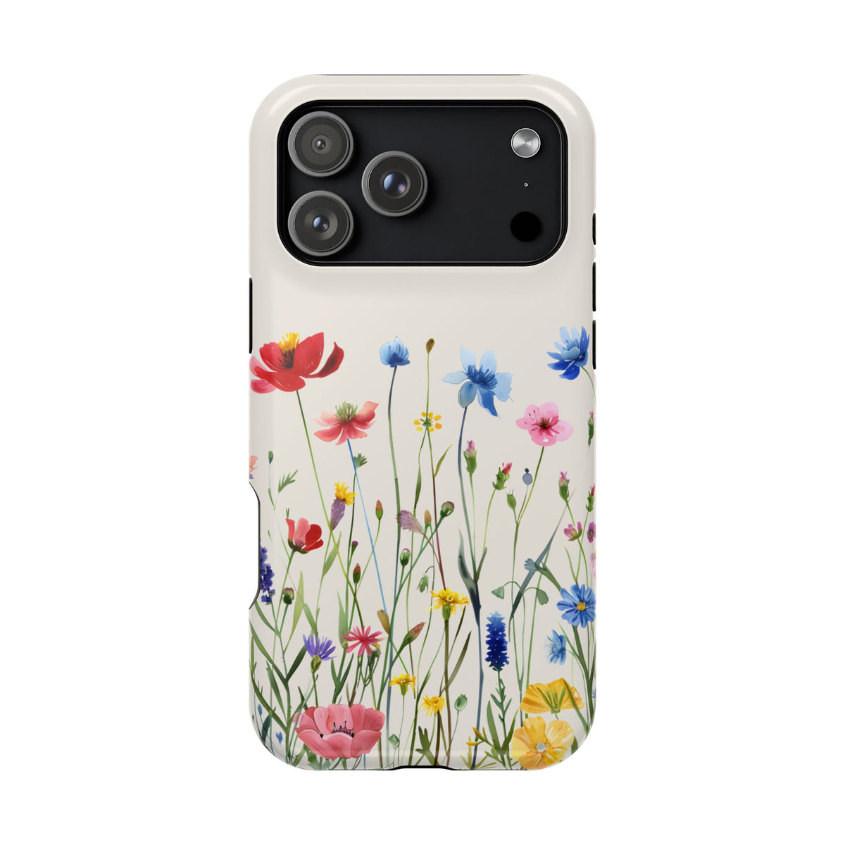 Spring Meadow protective phone case for iPhone 18 Pro Max, glossy finish