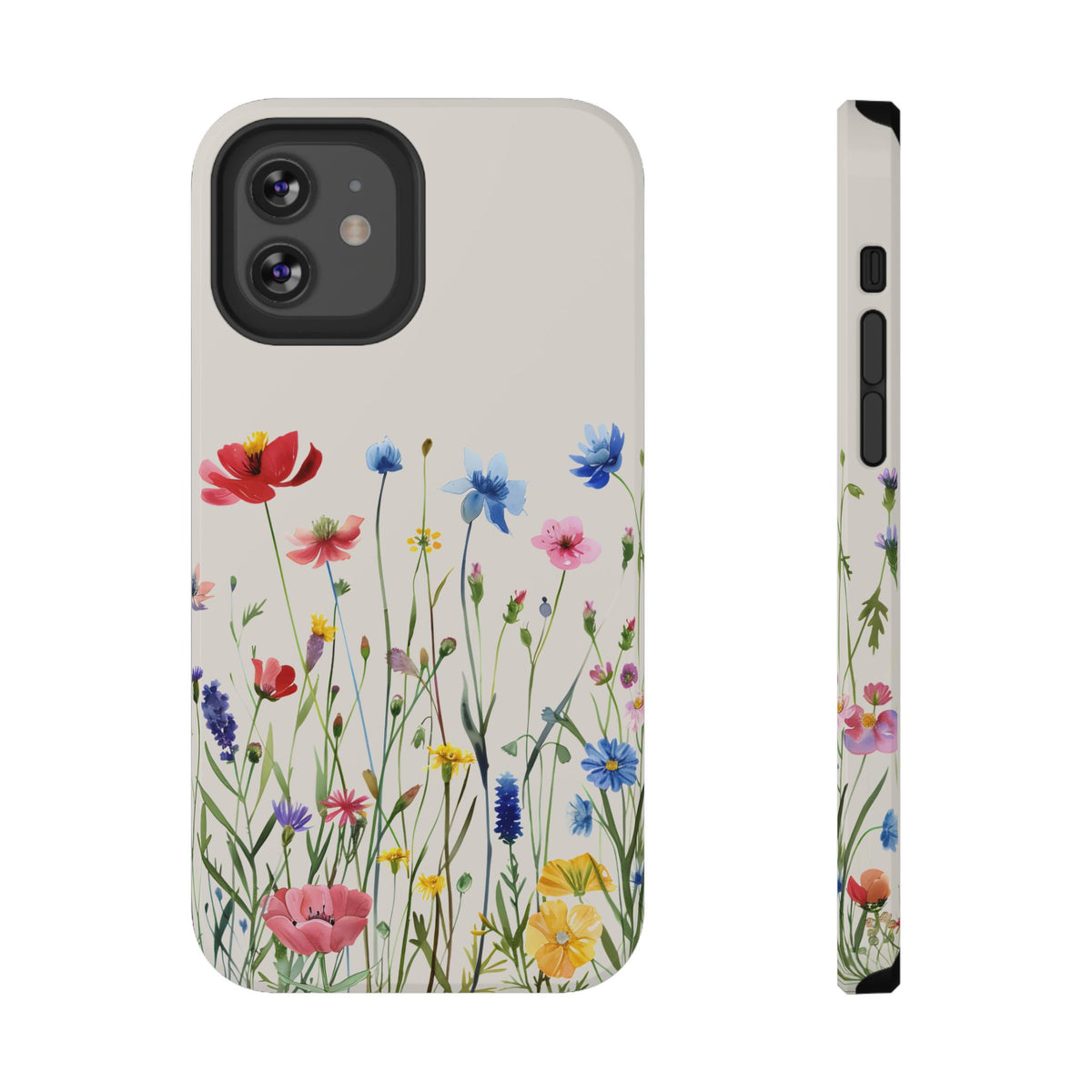 Spring Meadow protective phone case for iPhone 12, glossy finish