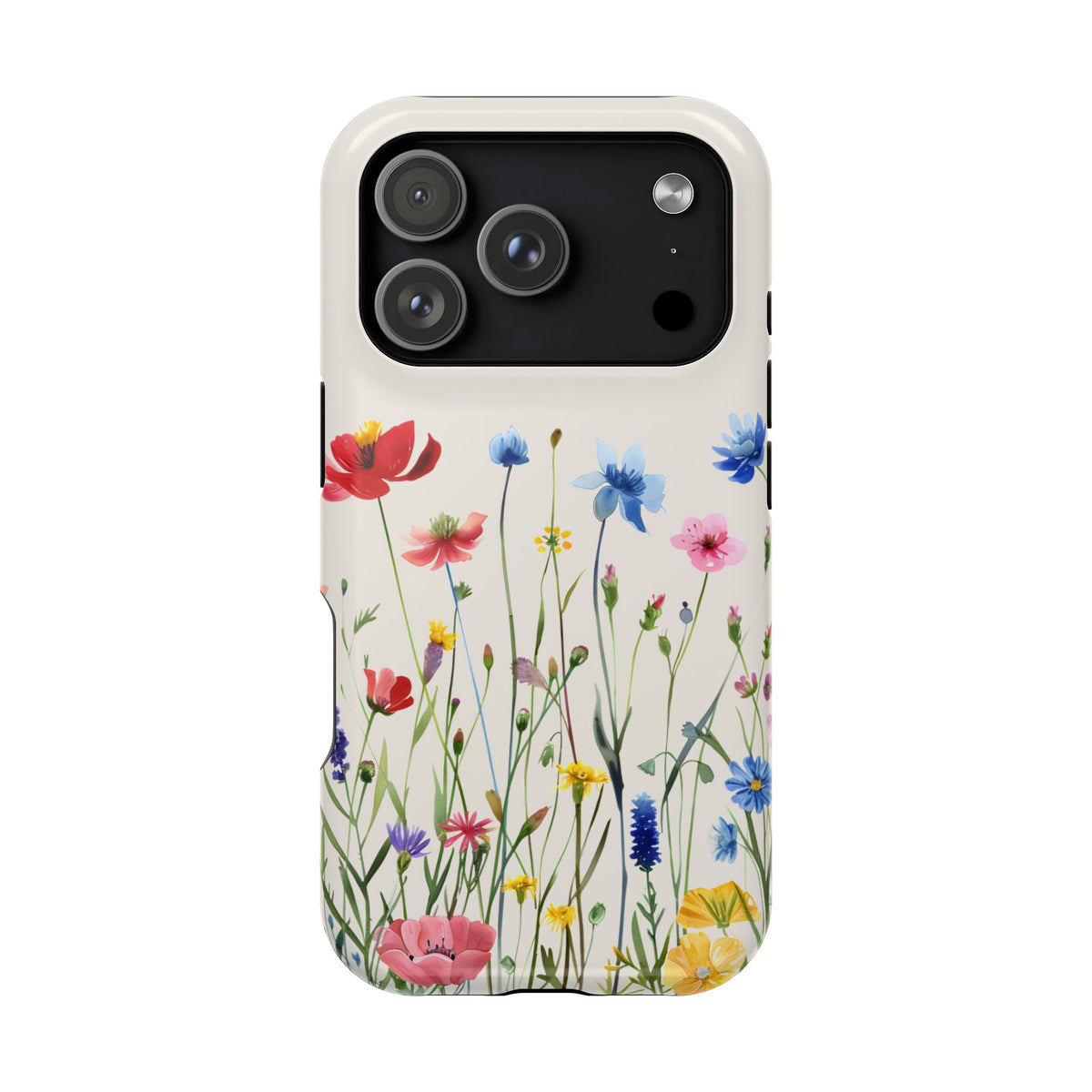 Spring Meadow MagSafe case for iPhone 18 Pro, glossy finish