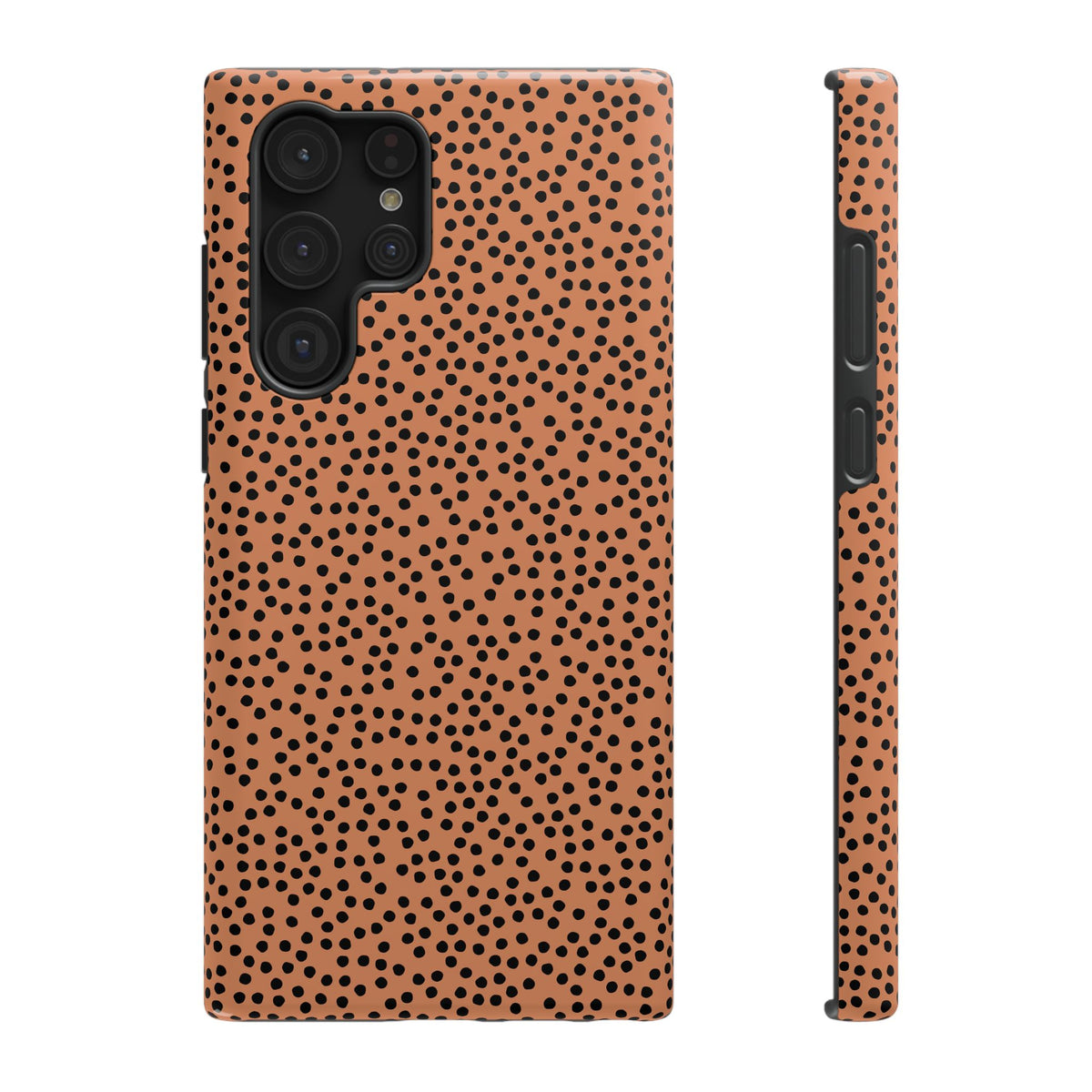 Terracotta Dot protective phone case for Samsung Galaxy S22 Ultra, glossy finish