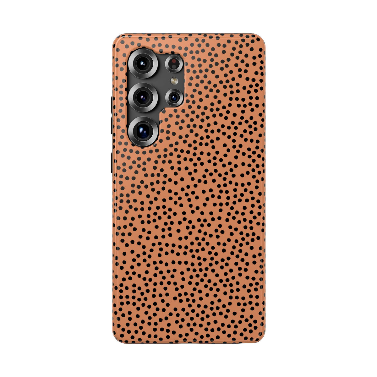 Terracotta Dot protective phone case for Samsung Galaxy S25 Ultra, glossy finish