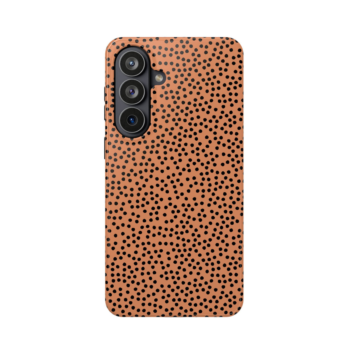 Terracotta Dot protective phone case for Samsung Galaxy S26 Plus, glossy finish