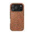 Terracotta Dot MagSafe case for iPhone 18 Pro, glossy finish
