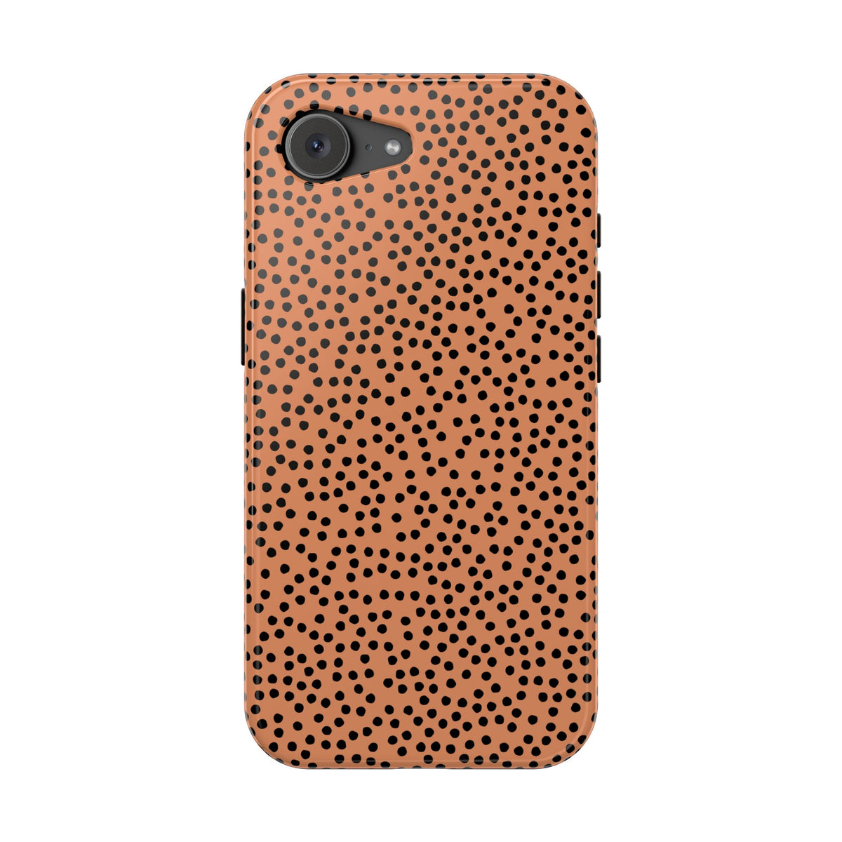 Terracotta Dot MagSafe case for iPhone 16e, matte finish
