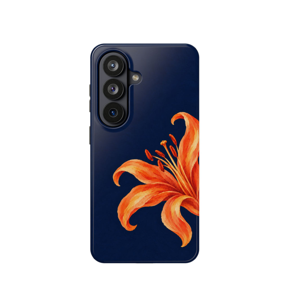 Tiger Lily protective phone case for Samsung Galaxy S26, glossy finish