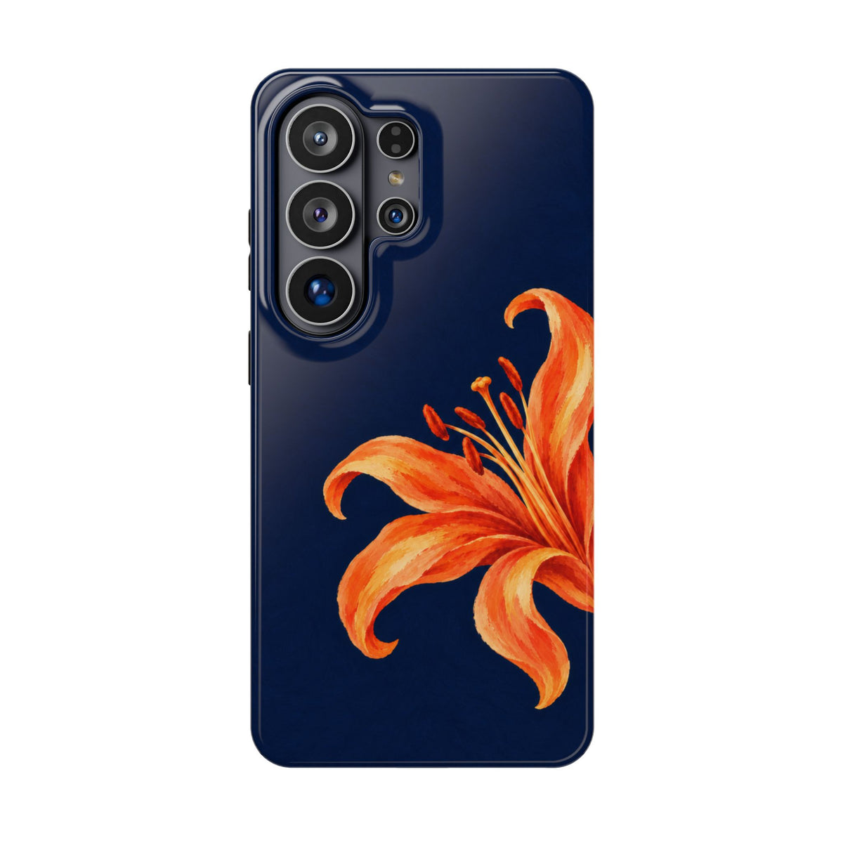 Tiger Lily MagSafe case for Samsung Galaxy S26 Ultra, glossy finish