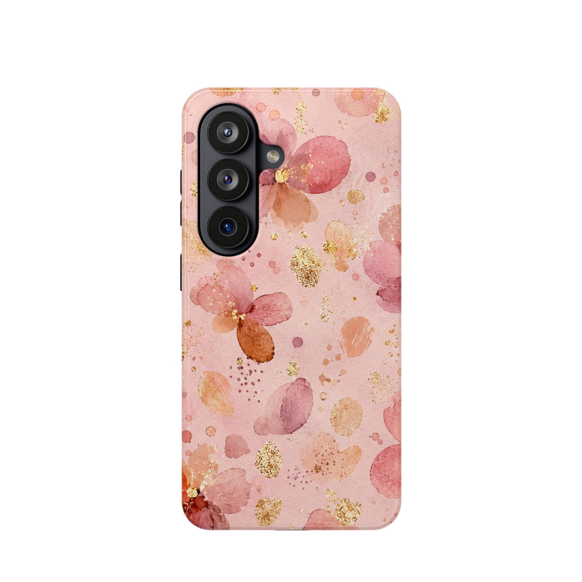 Watercolor Blossom protective phone case for Samsung Galaxy S26, glossy finish