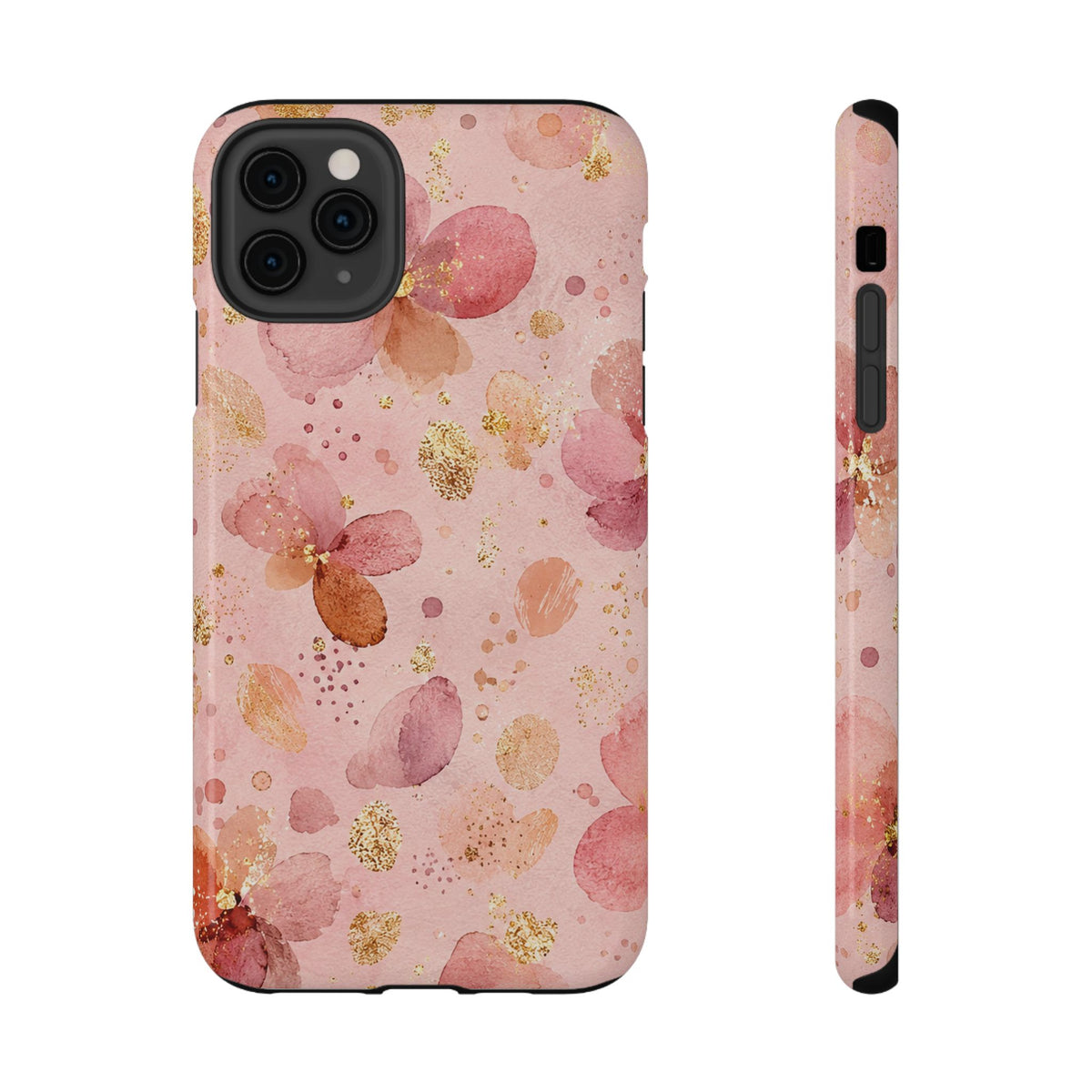 Watercolor Blossom protective phone case for iPhone 11 Pro Max, glossy finish