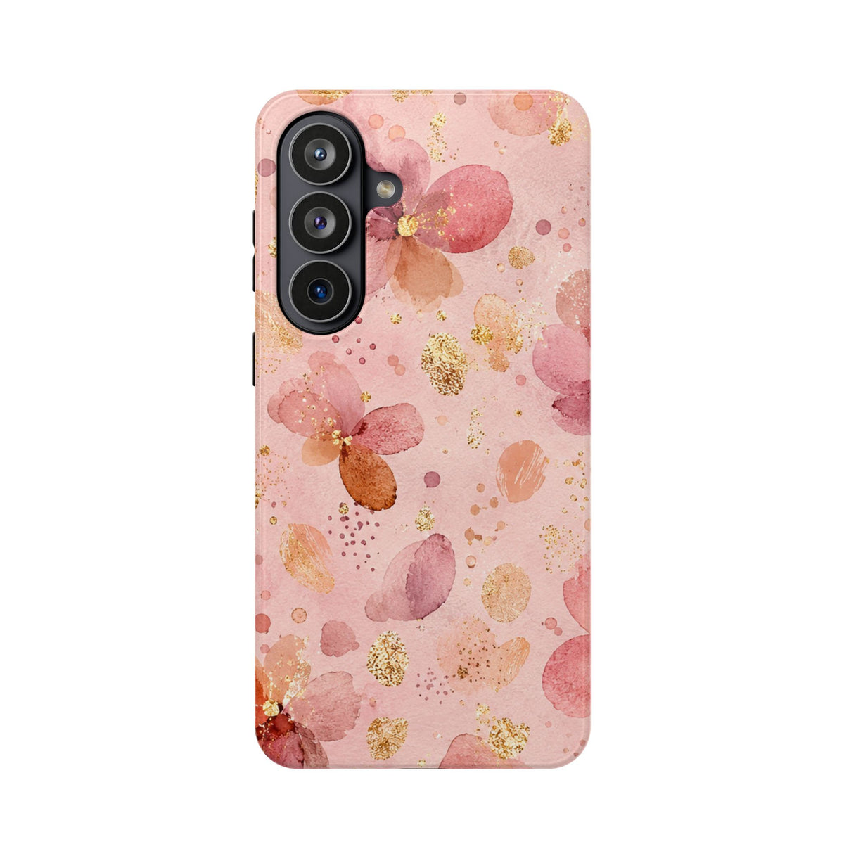 Watercolor Blossom MagSafe case for Samsung Galaxy S26 Plus, glossy finish