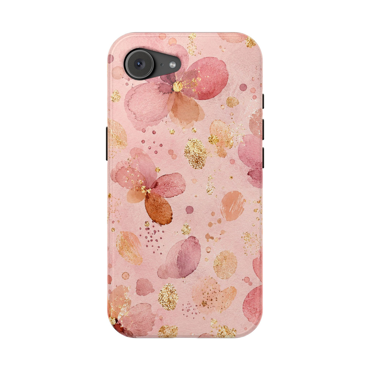 Watercolor Blossom MagSafe case for iPhone 16e, glossy finish