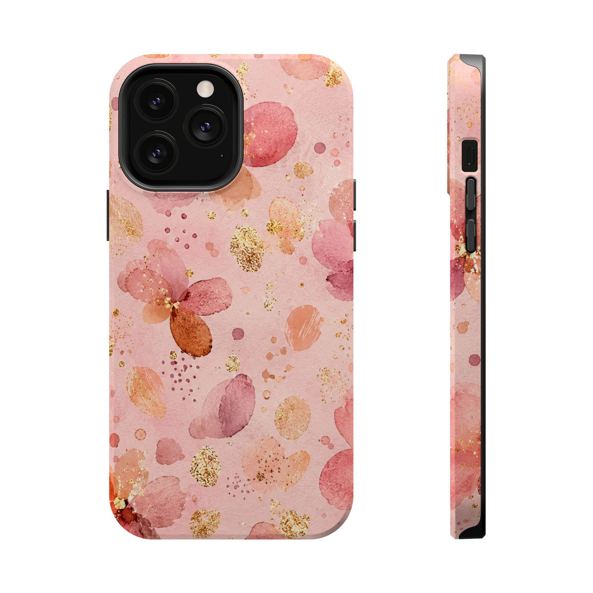Watercolor Blossom MagSafe case for iPhone 13 Pro Max, glossy finish